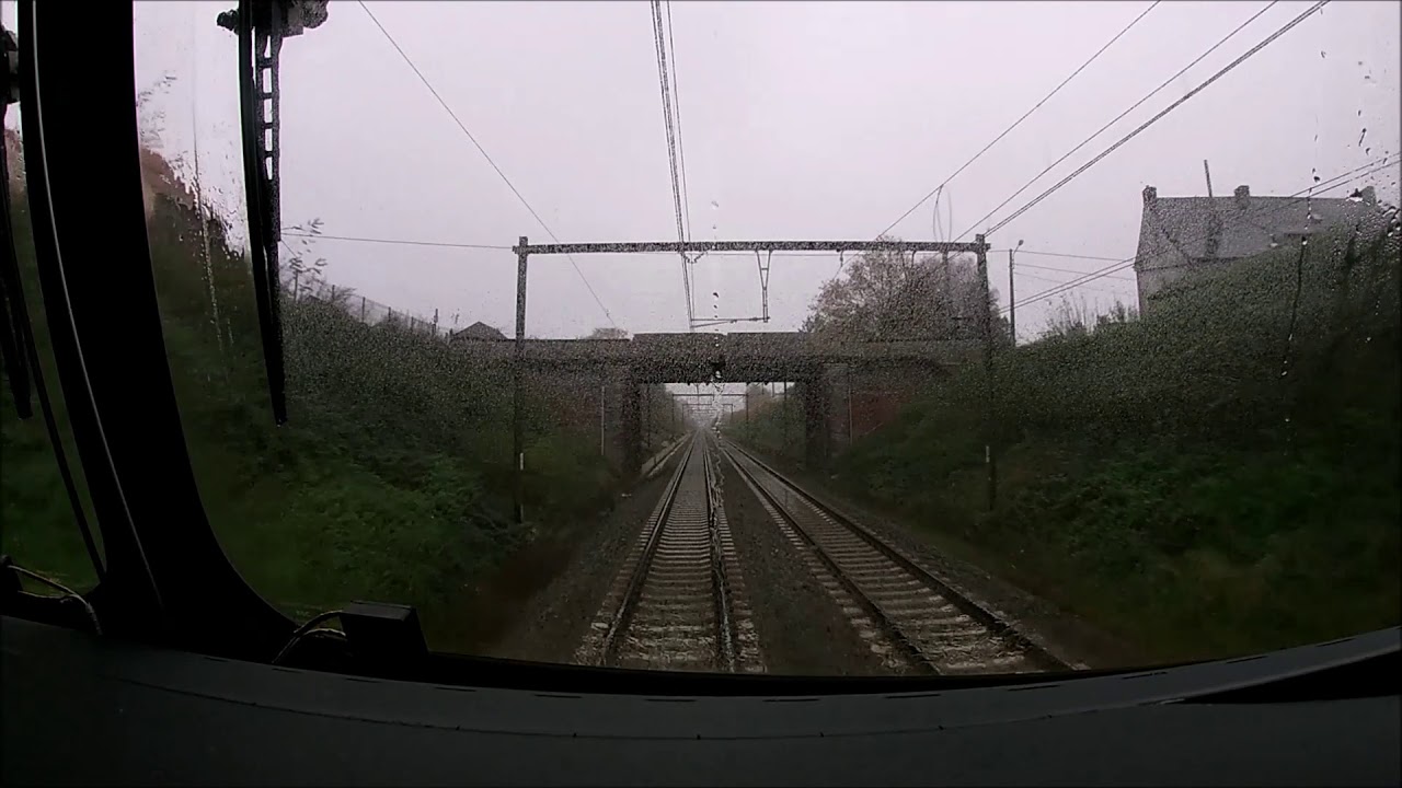 Cab ride AM 80 : Mons - Bruxelles - Liège Guillemins