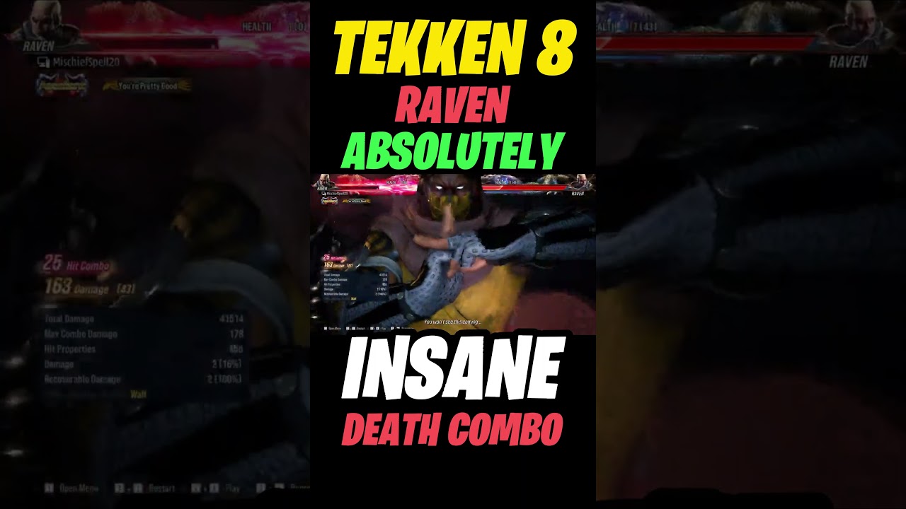 🔥 Tekken 8 &ndash; Raven&rsquo;s Death Combo is Absolutely INSANE! 🎮💀