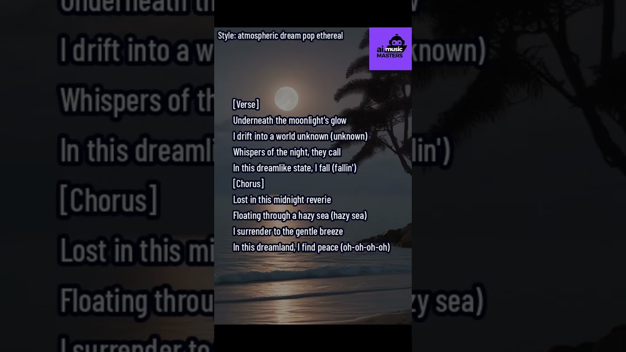 Midnight Reverie #ai #technology #song #aimusic #atmospheric #dreamy #pop #etherealmelodies