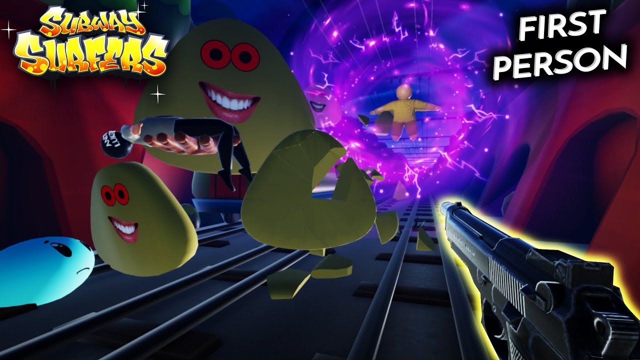 Subway Surfers Jadi SHOOTER Dan PLATFORMER! | TANTANGAN SUBWAY SURFERS