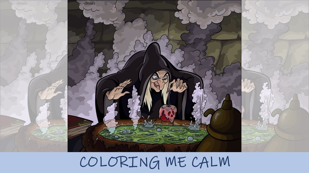 Ведьмы Диснея (микширование) – Раскрашивание под музыку (#disney #злодеиДиснея #Малифисента)