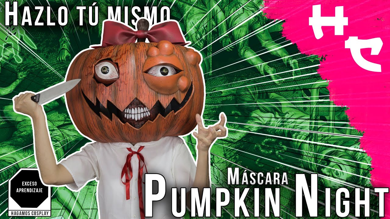 Hagamos la Cabeza de Calabaza de Pumpkin Night para Halloween + Plantillas GRATIS!!!