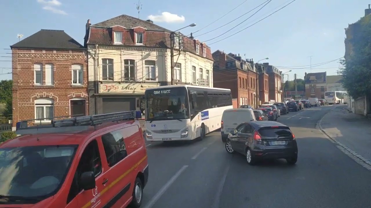 Route N2, Avesnes-sur-Helpe, La Capelle, La Flamengrie, Commune en France, 29.07.2022