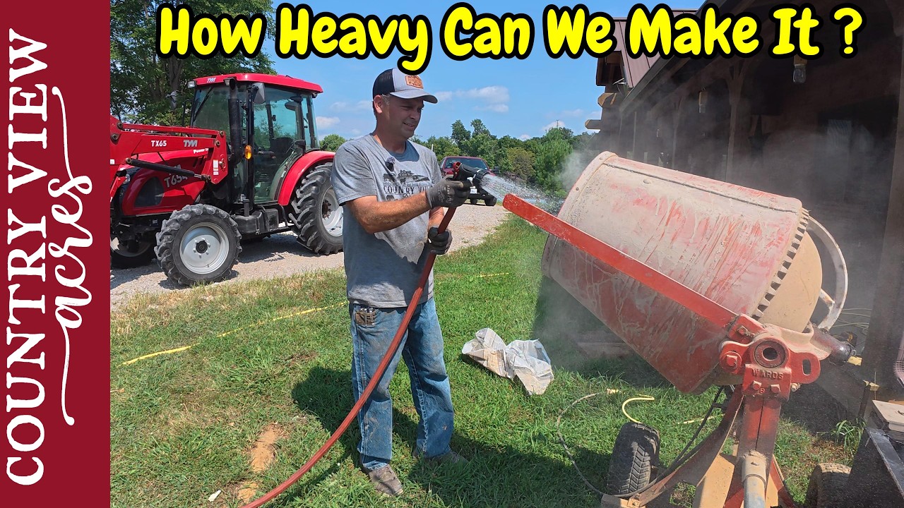 I Wanted To Do This for a While   A Little More Weight for Back of the Tractor