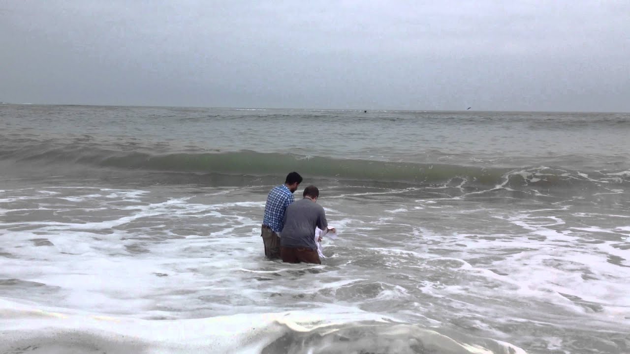 The first baptism for Lake Forrest Church, Lima, Peru!