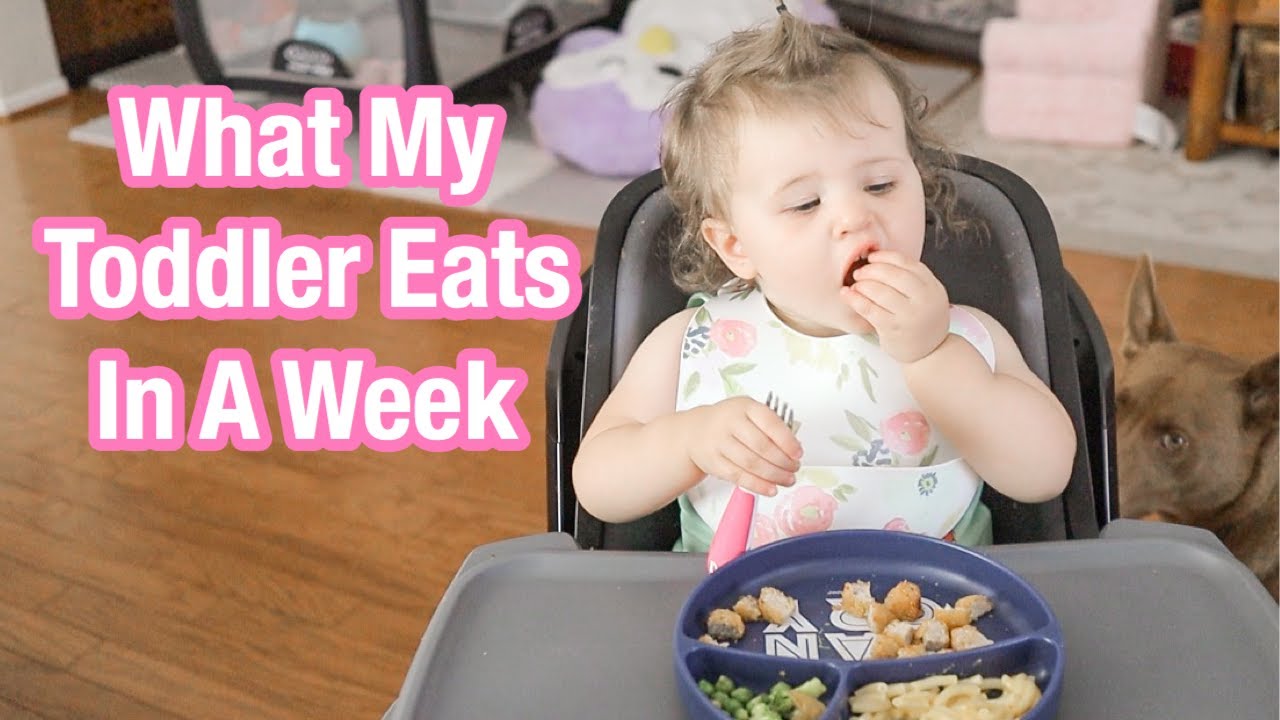 WHAT MY TODDLER EATS IN A WEEK | 1 YEAR OLD MEALS | Megan Lindsay