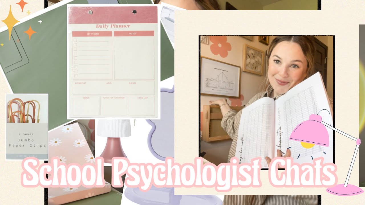 School Psychologist Chats: Answering your questions, must haves, & reviewing a new SP planner 🌟