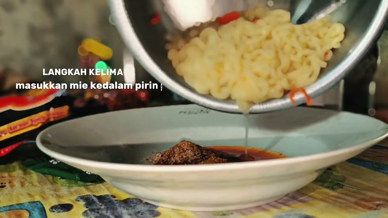 TUTORIAL MASAK MIE GORENG ENAK DAN BERGIZI