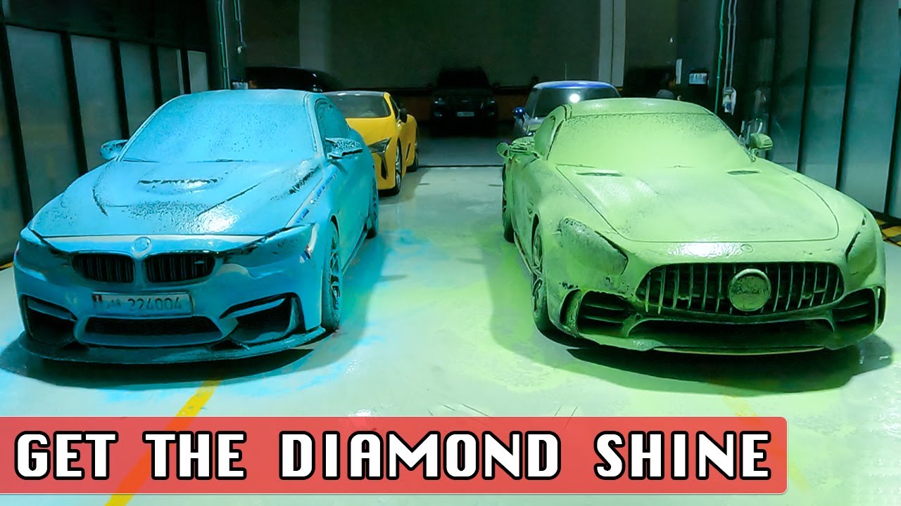 The Fastest Colorful Car Wash in Qatar | Black Diamond Car Care Center at Lusail City