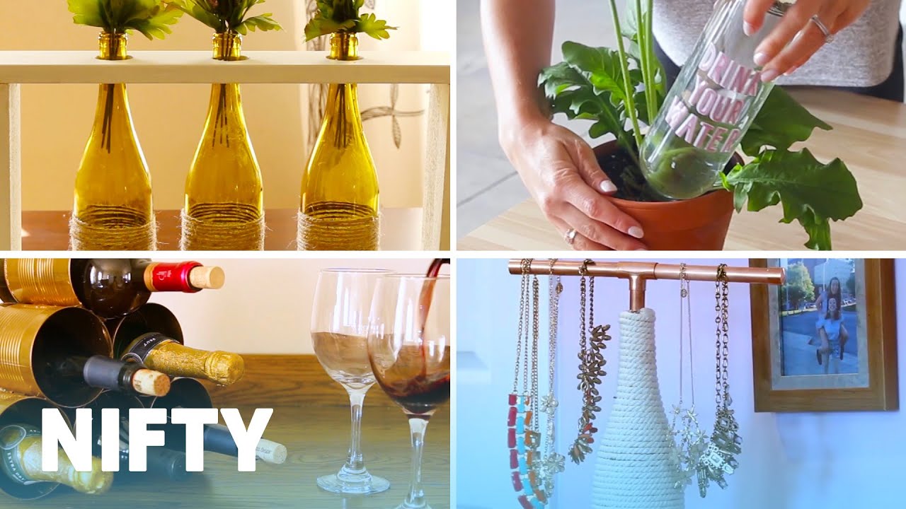 9 Crafts For Wine Bottles