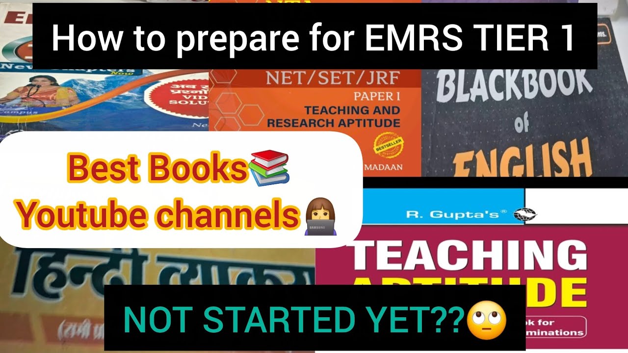 HOW TO PREPARE FOR EMRS TIER 1 IN ONE MONTH💁&zwj;♀️✅️||BEST BOOKS📚+YOUTUBE CHANNELS👩&zwj;💻||ALL IN 1 VIDEO