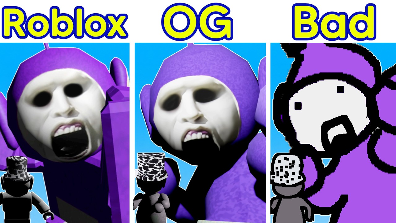 Friday Night Funkin | Nocturnal Protocol Roblox VS Original VS Bad
