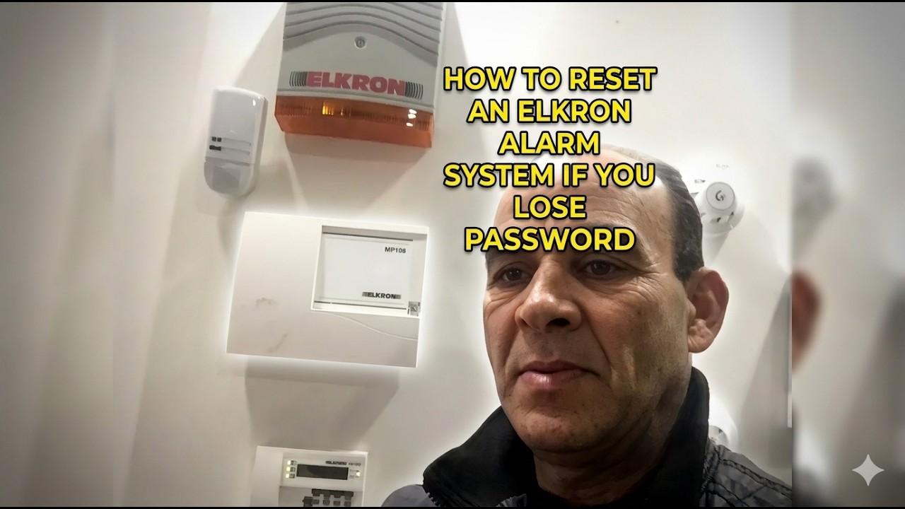 comment faire un remise a zero pour le systeme d'alarme ELKRON