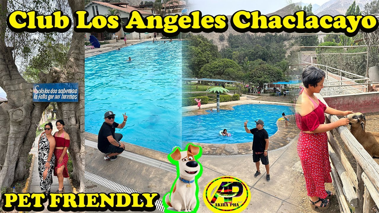 🏊‍♂️⛱️CLUB LOS ANGELES CHACLACAYO☀️⛱️ /piscinas/parrillas/zoologico/ pet friendly/vlog akira pha/3b