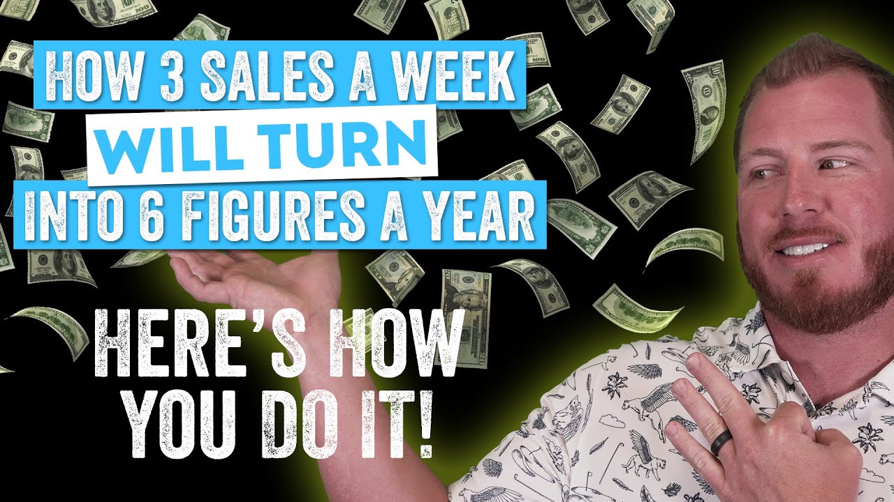 How To Make 6 Figures A Year Selling Health Insurance By Focusing on 3 Sales Per Week! 💲💲