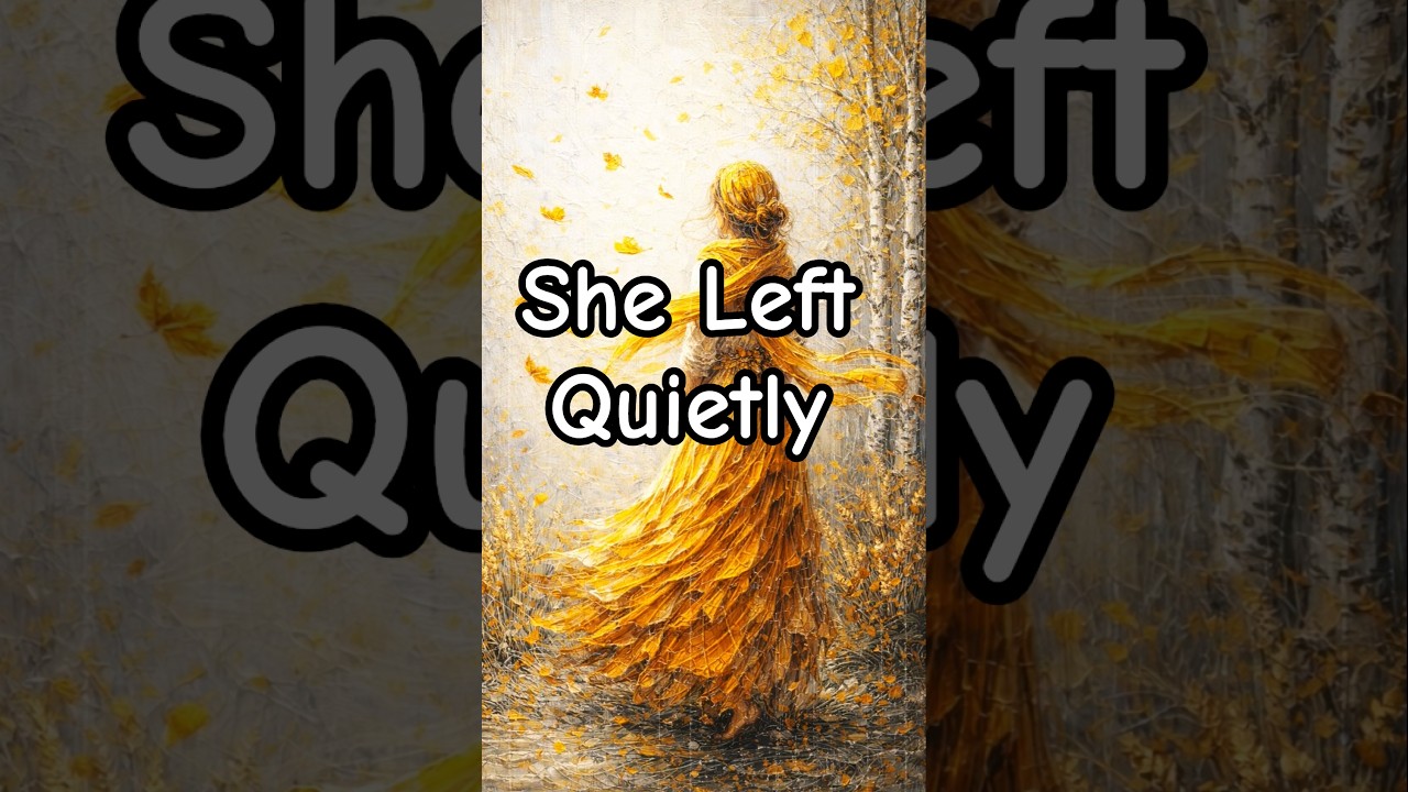 Women Life Lessons - The Quiet Exit Nobody Expected