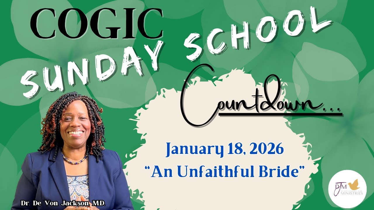 #COGICcountdown January 18, 2026-