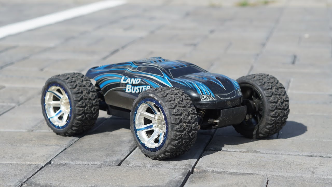 Monster Truck Land Buster 4WD Running at Car Parking | Remote Control Car