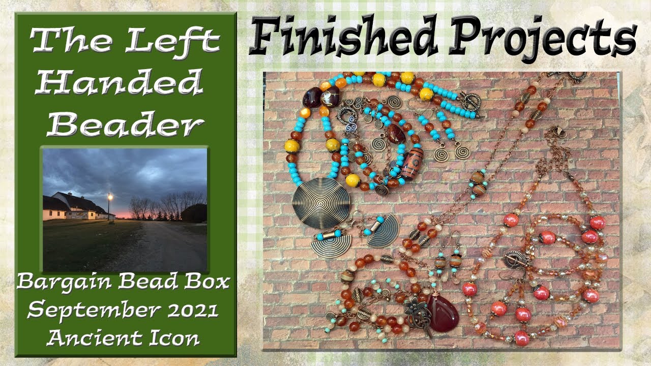 Bargain Bead Box September 2021- Finished Projects