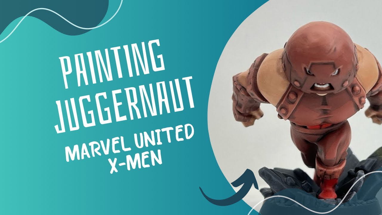 Painting Juggernaut - Marvel United X-Men