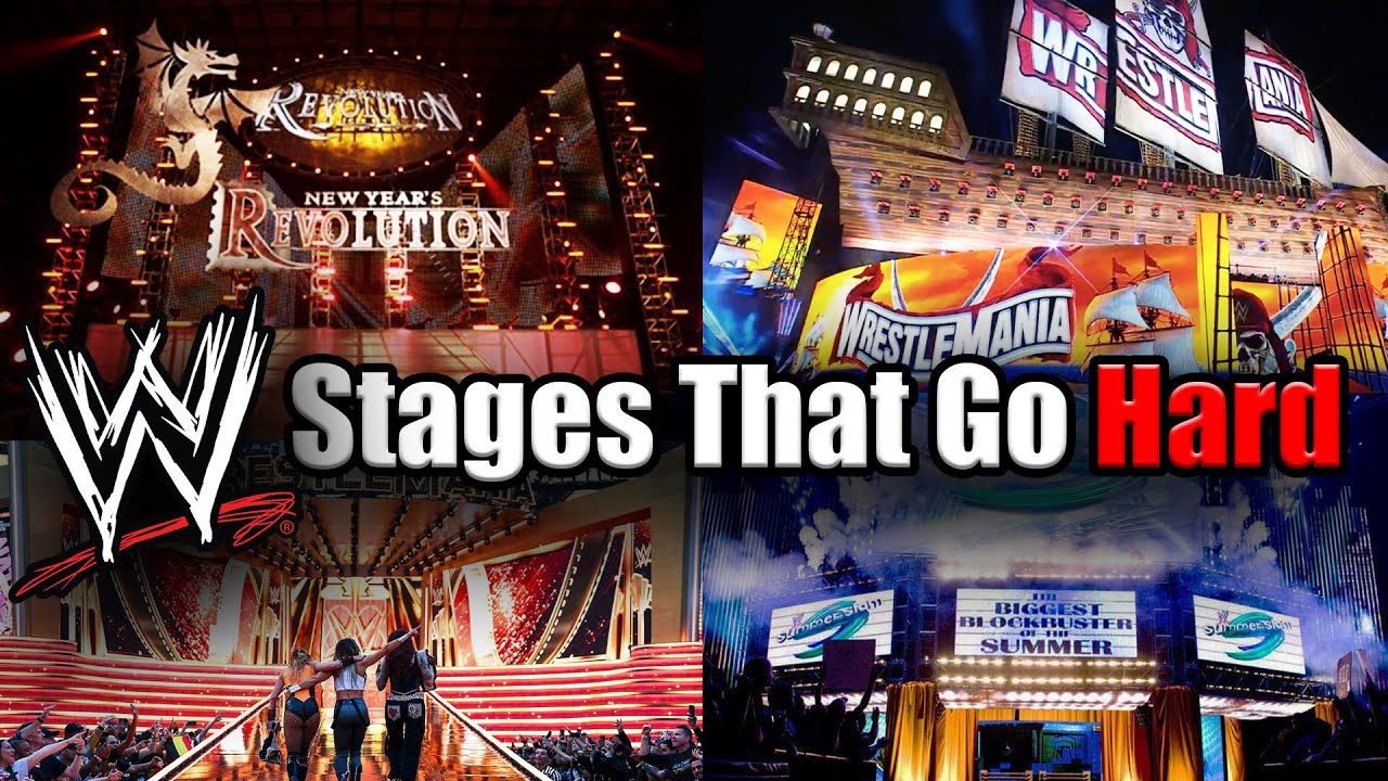 WWE STAGES THAT GO HARD!