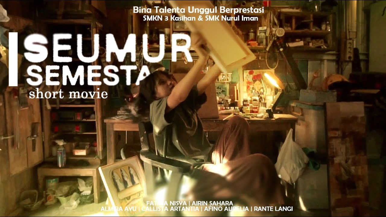 "SEUMUR SEMESTA", Karya Kolaborasi Siswa SMSR Yogyakarta x SMK Nurul Iman Yogyakarta.