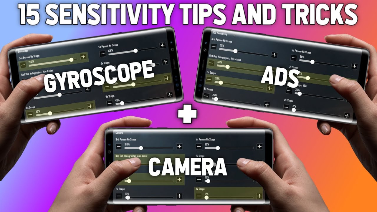 PUBG MOBILE SENSITIVITY SETTING 15 TIPS AND TRICKS