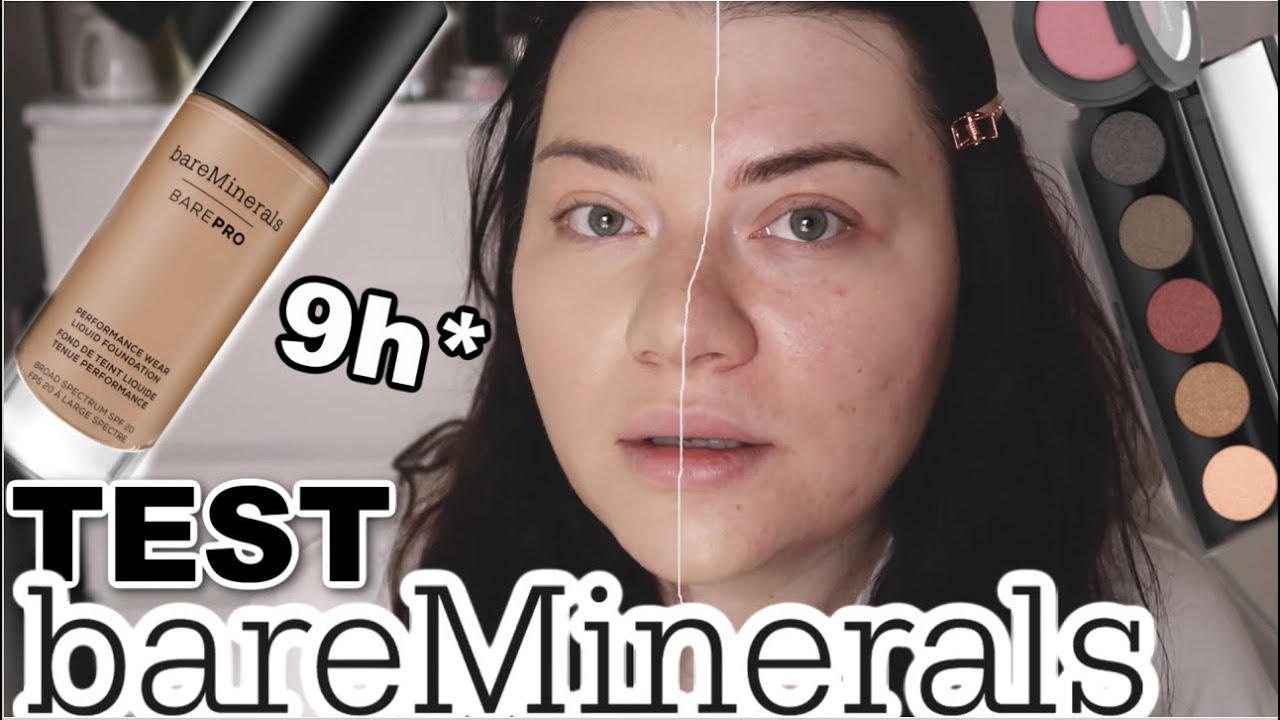 CAŁY DZIEŃ Z MINERALNYMI KOSMETYKAMI BARE MINERALS *grwm test*