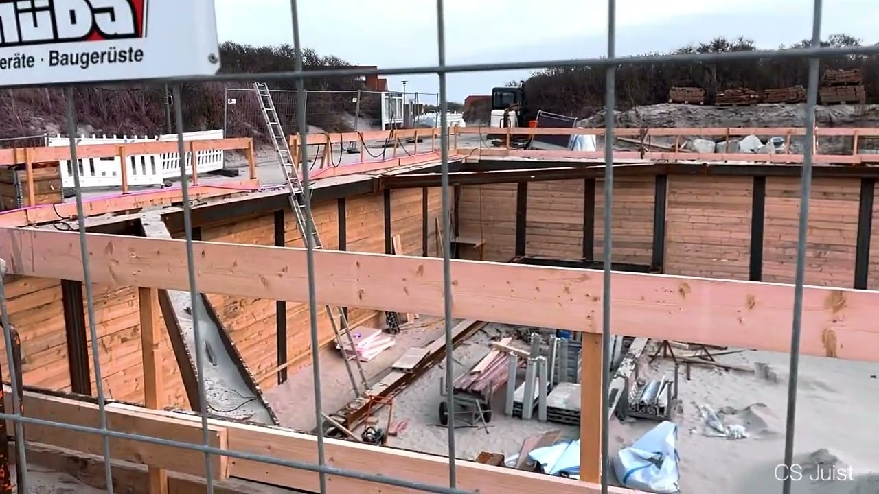 Diese Baustelle beweist es wieder: Juist ist eine Sandbank 🫣￼