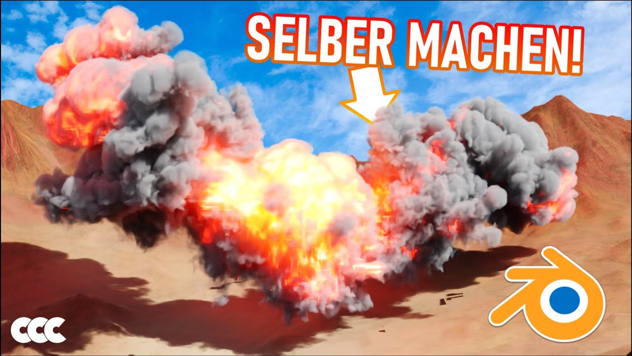 EXPLOSIONEN in Blender (kostenlos) | Tutorial Deutsch