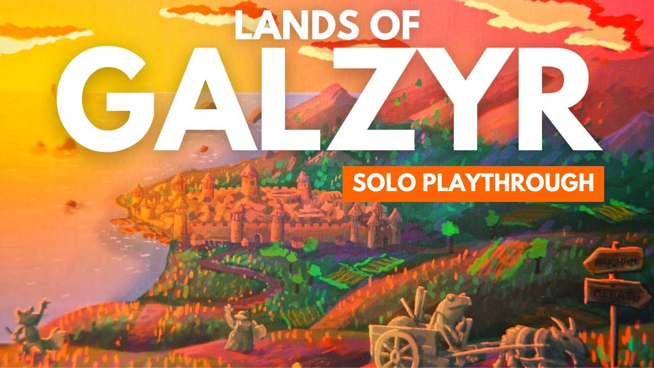 Lands of Galzyr Board Game | Solo Playthrough