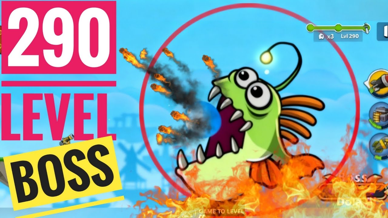AGAINST THE FIERCE ANGLER FISH‼️ boom stick teka teki bazoka level 290