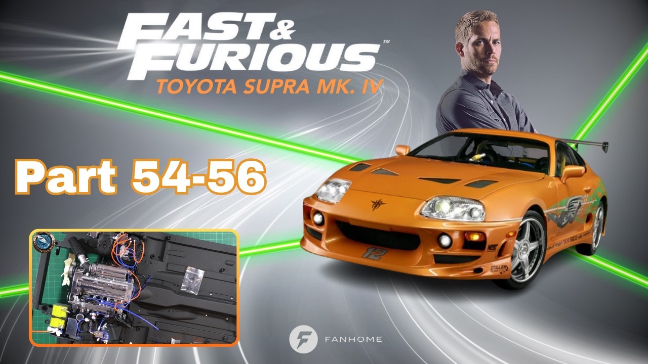 Fanhome Fast & Furious Toyota Supra MK. IV Part 54 - 56 - Leitungswirrwarr