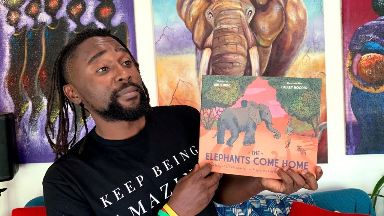 THE ELEPHANTS COME HOME by KIM TOMSIC and illustrated by HADLEY HOOPER