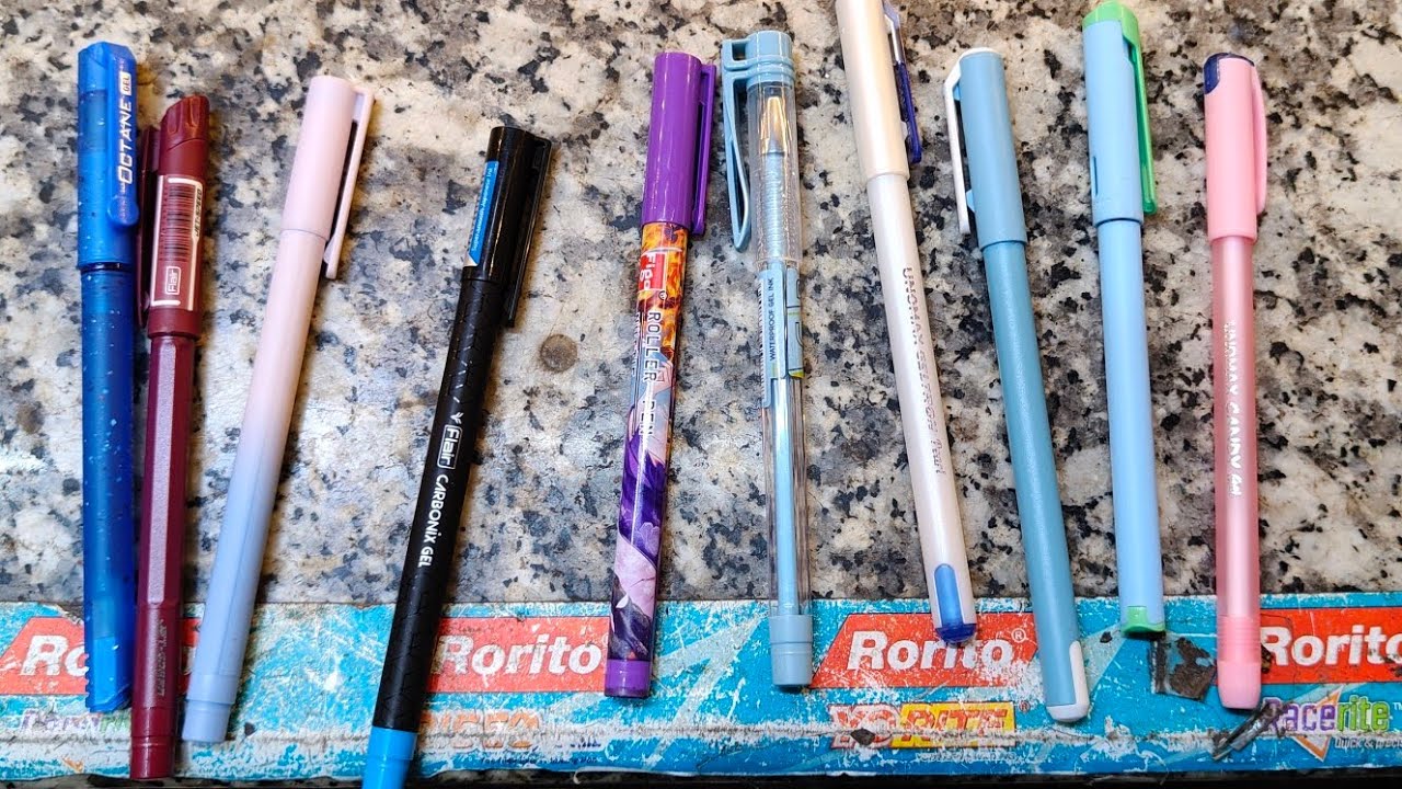 best gel pen under rs 10 in india 😍 | Classmate, Flair, Unomax & More ✅ | review हिंदी 