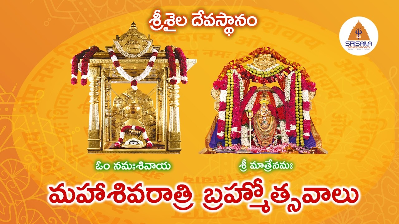 11-02-2026 || Maha Shivaratri Brahmotsavam || Mayura Vaahana Seva || #srisailamlive || Srisaila Tv||