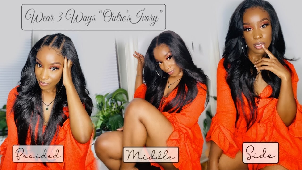 I AM SHOOK! 😳😱| THREE WAYS You Can Wear Pre-BRAIDED Lacefront Wig| Outre IVORY