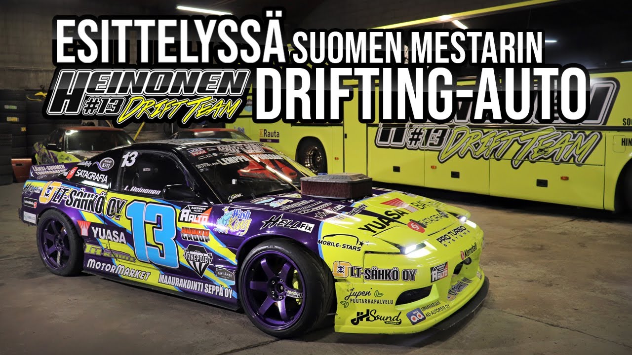 ESITTELYSSÄ: Drifting-auto Nascar-moottorilla x Heinonen Drift Team