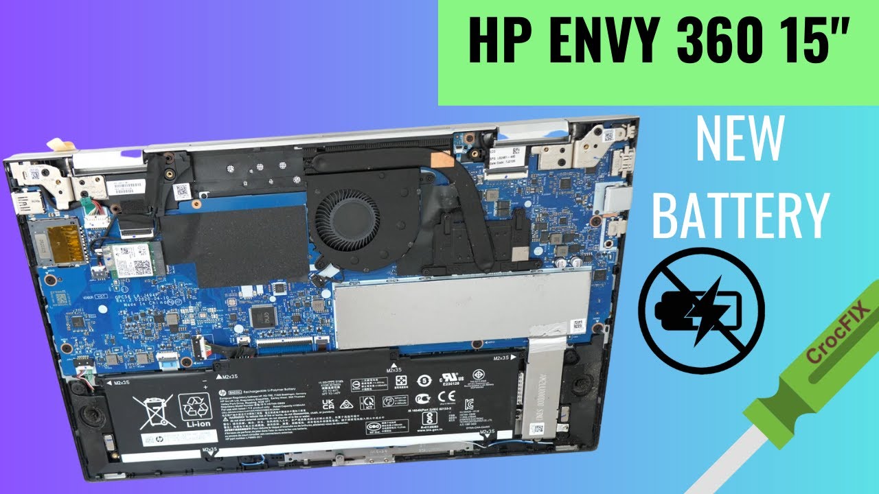 HP Envy X360 Convertible 15'' — ЗАМЕНА БАТАРЕИ / 15-ed0013
