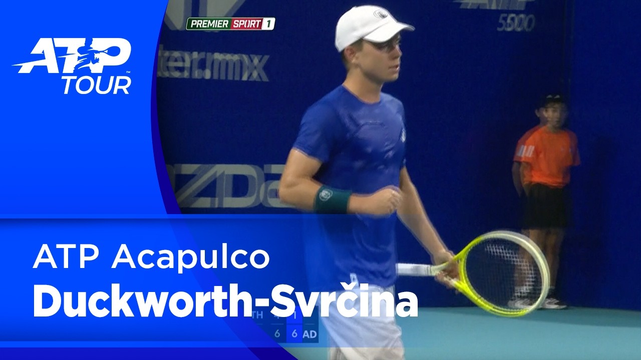 ATP Acaoulco: James Duckworth (AUS) - Dalibor Svrčina (CZE)
