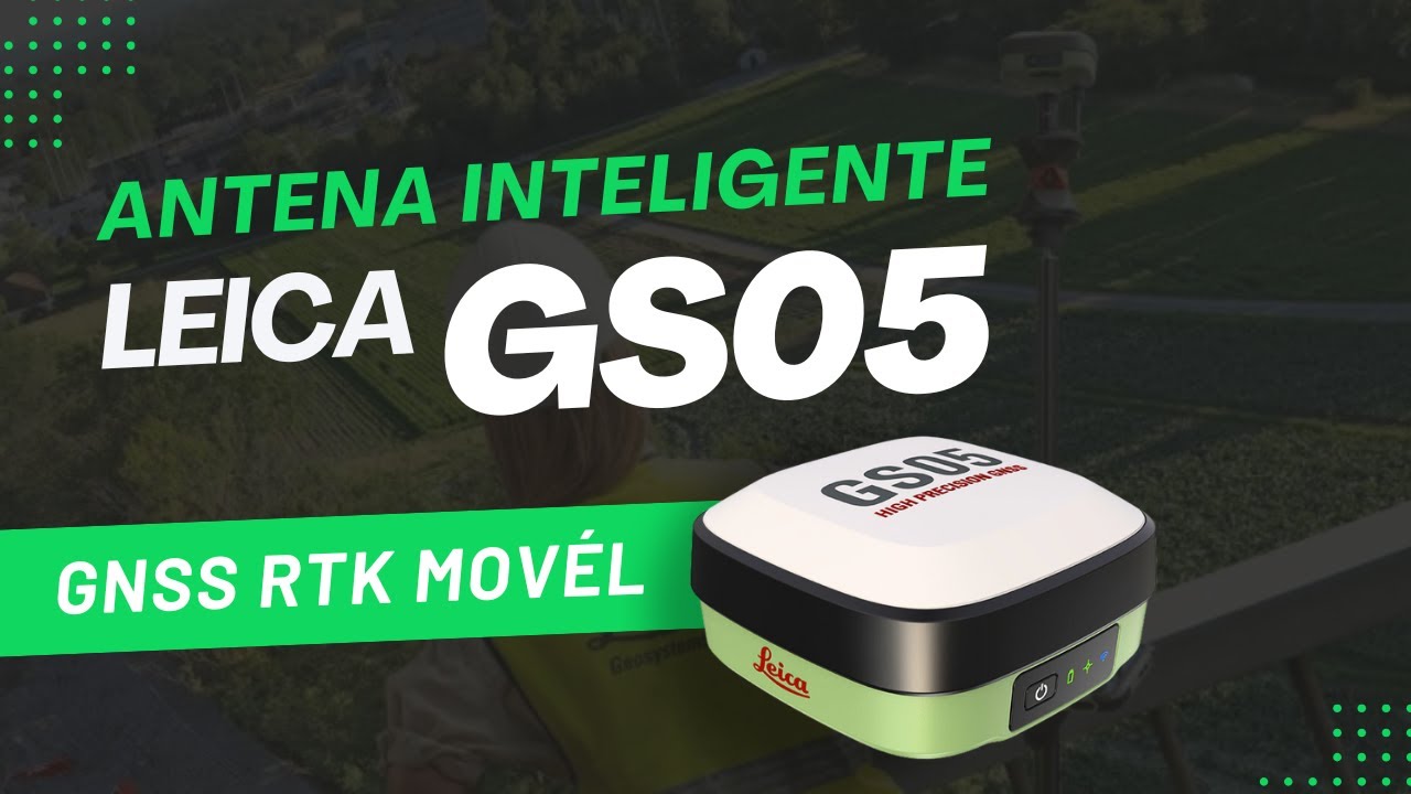 LEICA GS05 - Antena Inteligente GNSS RTK