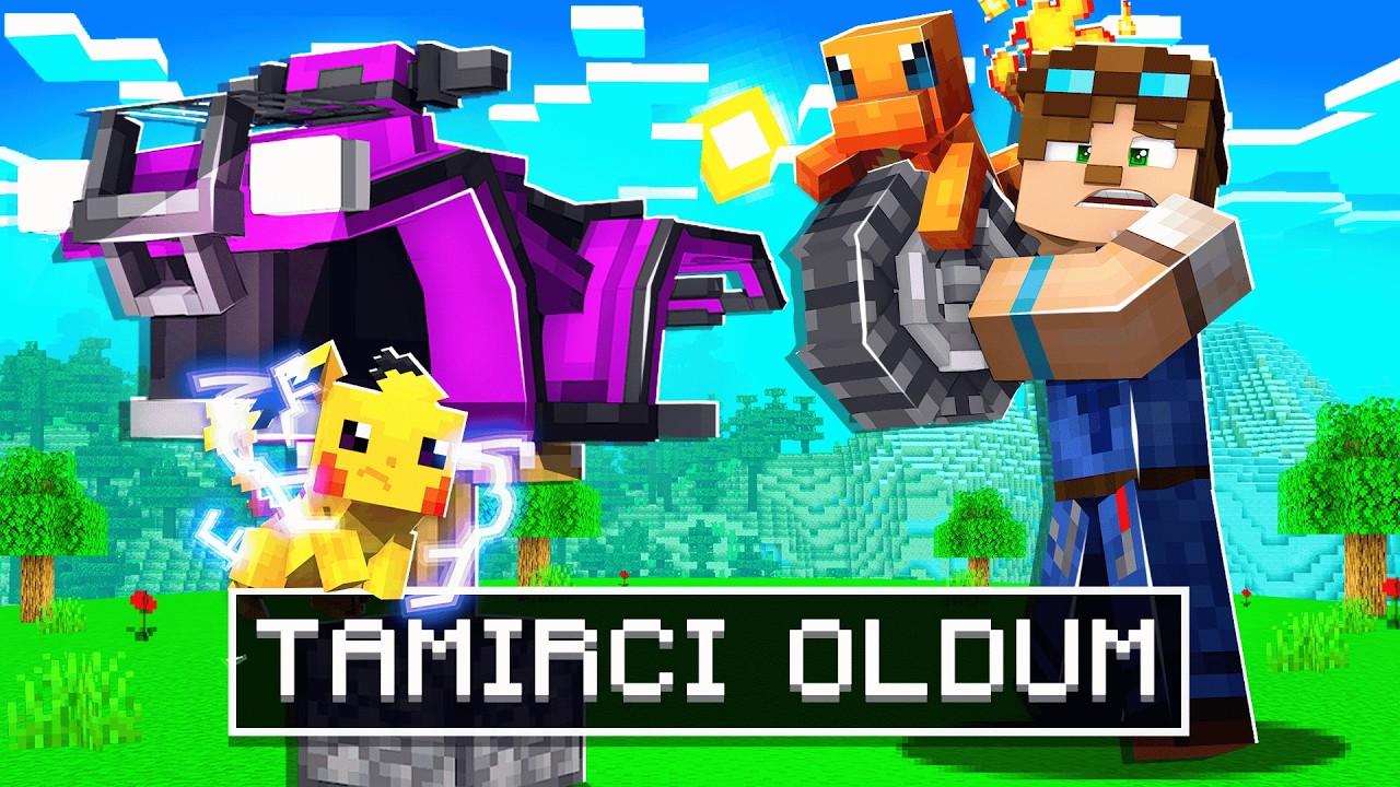 GÜNLÜK 200 TL ARABA TAMİRCİSİ OLDUM - POKESPEED - Minecraft