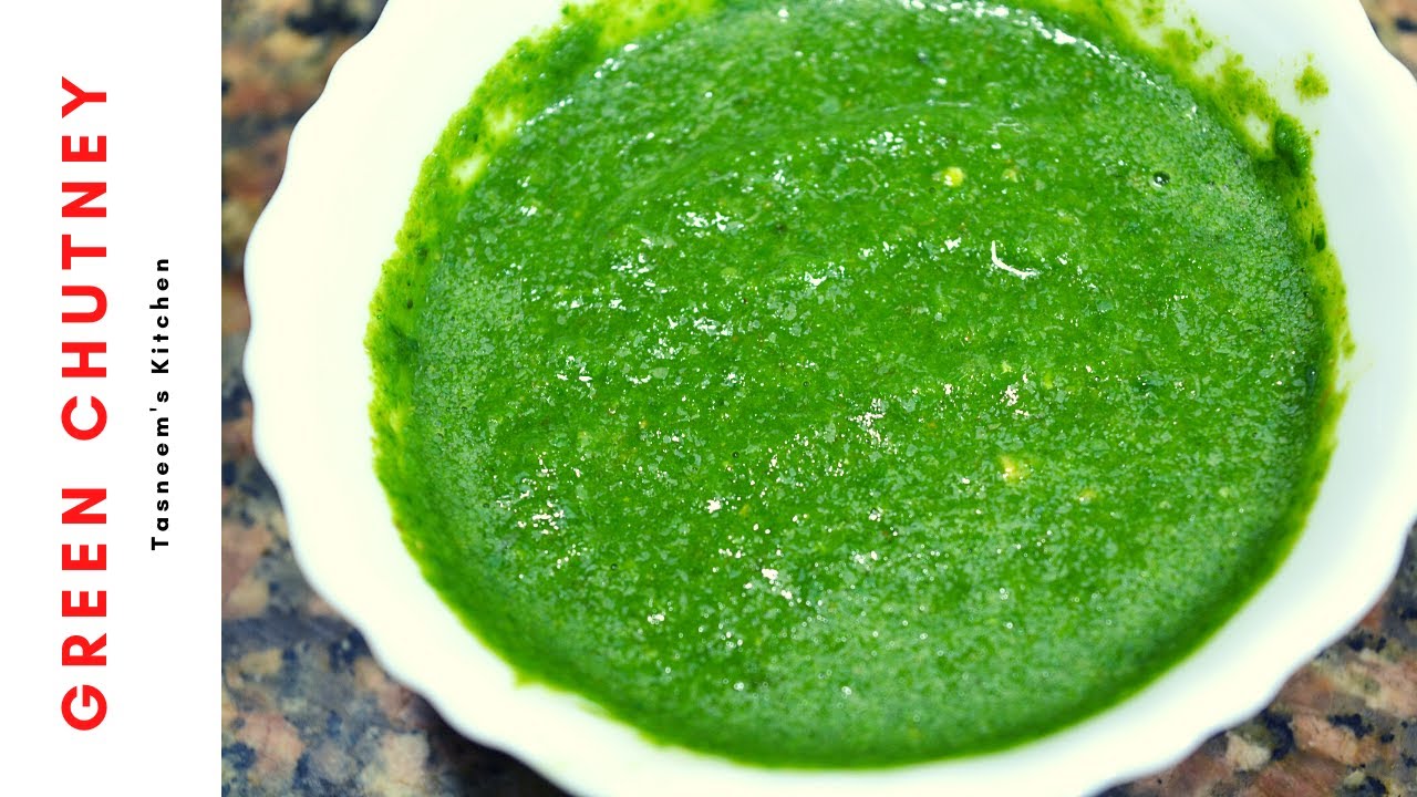 2 minutes recipe - Green Chutney | Tasneem's Kitchen