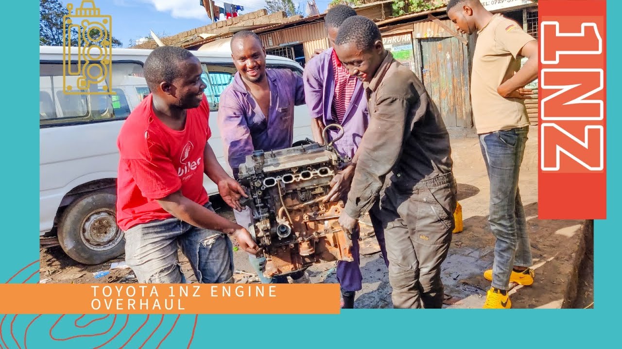 Toyota 1NZ Engine Overhaul Time-lapse Video of the Process\\ AFRICAN MECHANICS