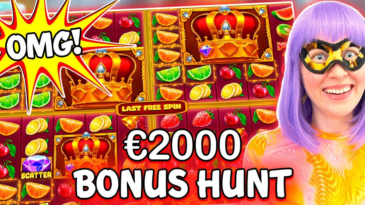 Juicy Fruits Multihold Big Win - &euro;2000 Bonus Opening with MaybeWife