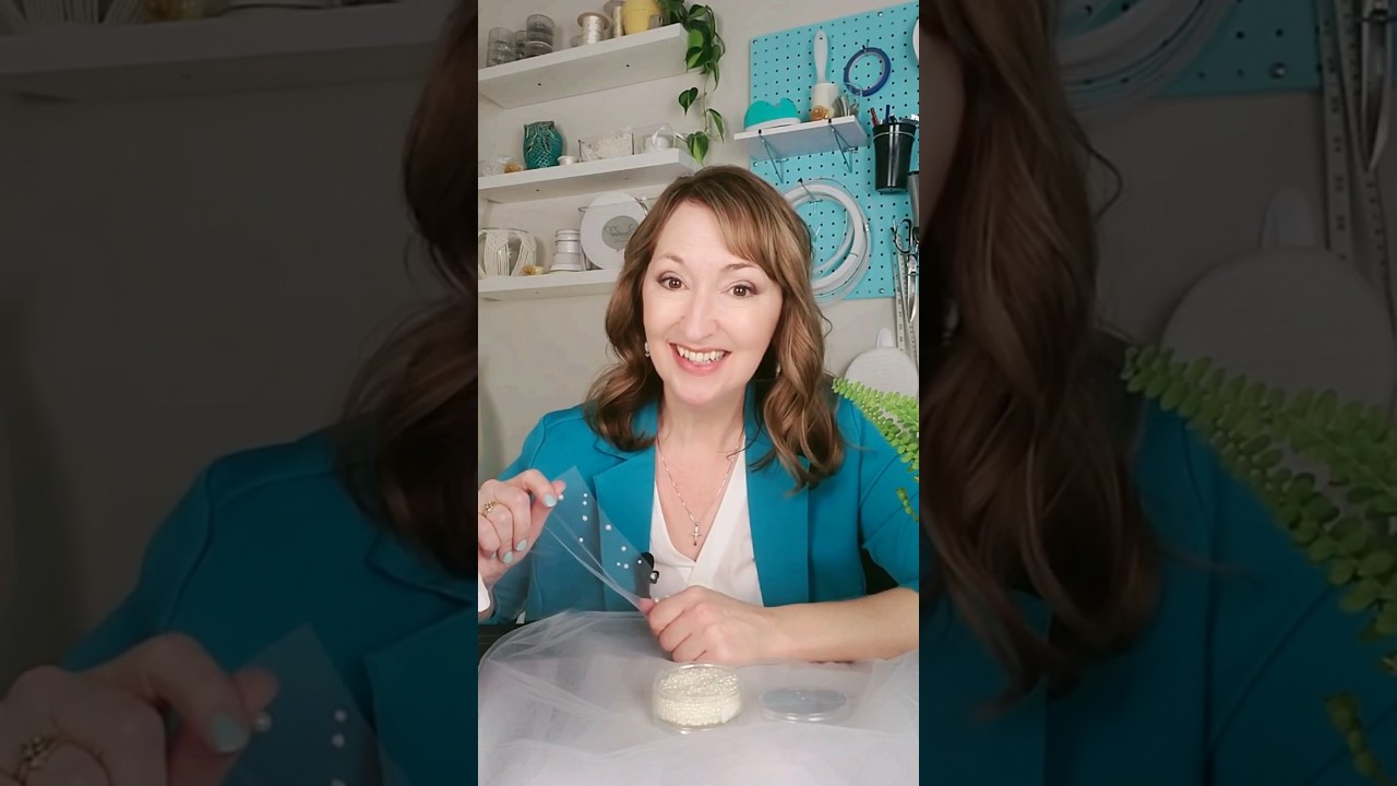 Master Bridal Milliner Shows You Her Pearl Edge Trick #VeilEdging #WeddingDIY #CraftTutorial