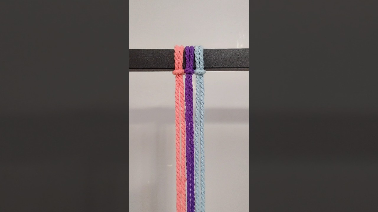 This Knot Pattern Will Blow Your Mind! 😱 | Easy DIY Macrame #Shorts