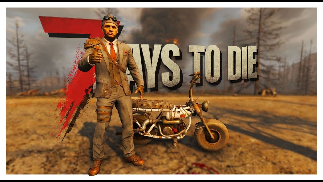 Building the Mini Bike – Then This CRAZY Night Escape Happened! | 7 Days to Die 2.5 Episode 9