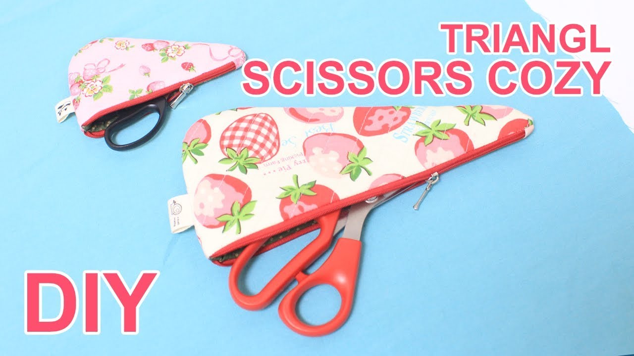 Как сшить Чехол для ножниц | How to make a scissors case #sewingtimes