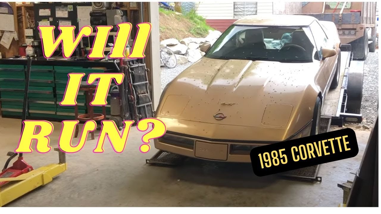 WILL IT RUN Corvette? Will this abandoned 1985 Corvette Run after sitting for years?   BOC001